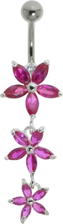 Produktbild Bijouteria Bauchpiercing (Edelstahl, Silber 925, Kristall)
