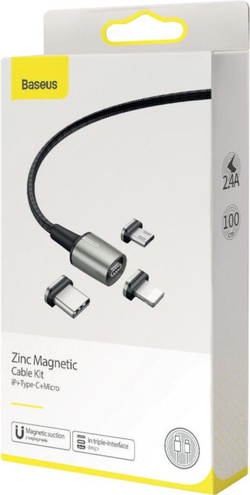 Actual product image Baseus Magnetic charging cable (1 m, USB 2.0)