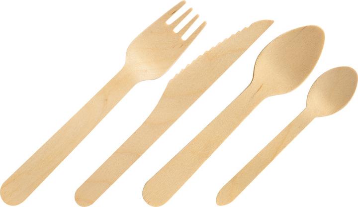 Actual product image Duni Wood cutlery ecoecho (100 x)