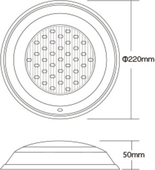 Image du produit Milight Lampe de piscine LED 15W sans fil RGB+KW/WW 24V (1100 lm, IP68)