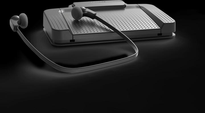 Actual product image Philips Transcription Set 7277 Professional dictation machine