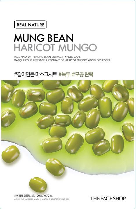 Image du produit The Face Shop Masque pour le visage Real Nature à l'extrait de haricot de maïs