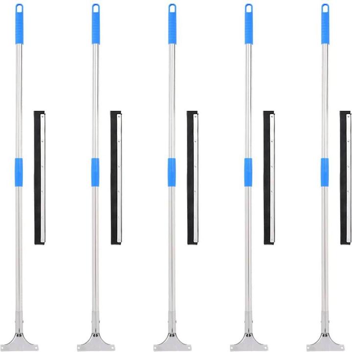 Actual product image VidaXL Water scraper with handles 5 pcs. and rubber (5 pcs.)