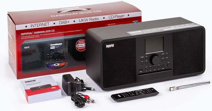 Actual product image Imperial Dabman i205 CD (Web radio, DAB+, VHF, FM, Bluetooth, Wi-Fi)