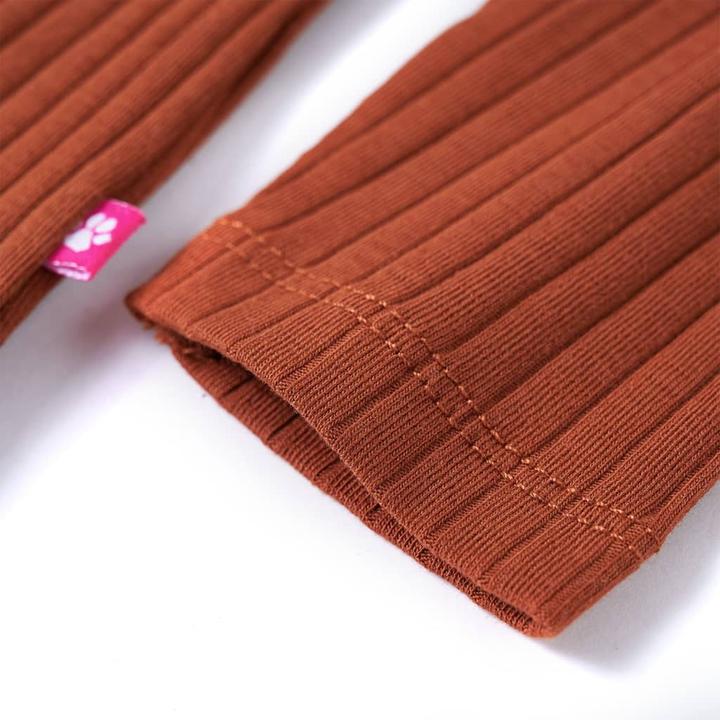 Immagine prodotto VidaXL Camicia da bambino a maniche lunghe Cognac 92,Materiale: 95 % cotone. 5 (92)