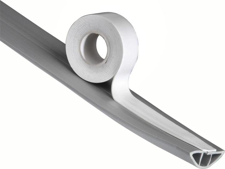 Actual product image Hama Flexible cable duct, self-adhesive, semicircular, 180 x 3 x 1 cm, PVC, grey (Duct, 180 cm)
