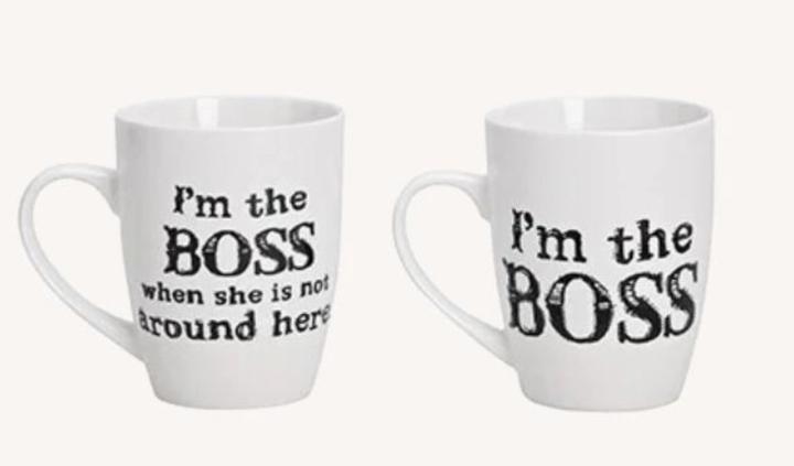 Produktbild G. Wurm Kaffeetasse 2er Set, Boss, 250 ml, 2 Stück, Weiss (250 ml, 2 x)