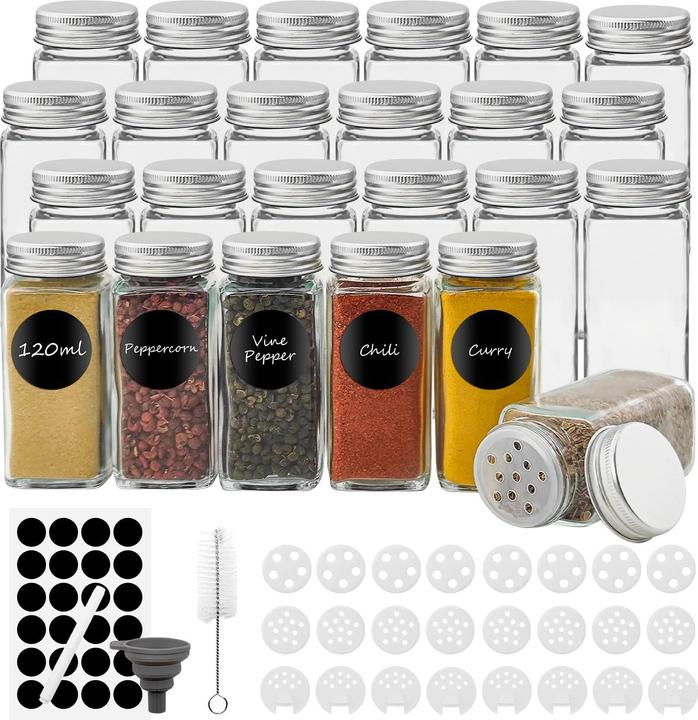 Actual product image Withosent Spice jars