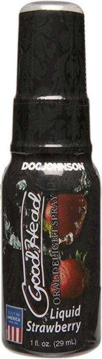 Actual product image Doc Johnson GoodHead™ - Oral Delight Spray - Liquid Strawberry (29 ml)