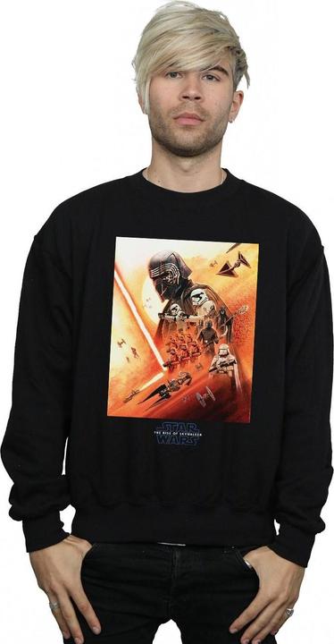 Actual product image Star Wars Mens First Order Poster Sweatshirt (M)