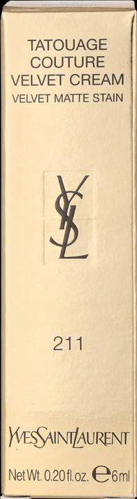 Actual product image Yves Saint Laurent Tatouage Couture Velvet Cream Chili Incitement 211 (No. 211 - Chilli Incitement)