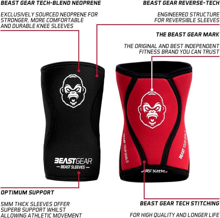 Actual product image Beast Gear Kniebandage (XL)