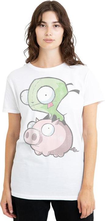Immagine prodotto Invader Zim Maglietta Gir e Maiale Adulto Unisex (XXL)