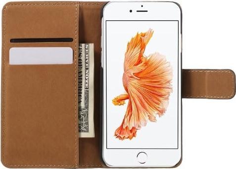 Immagine prodotto Ueli Express iPhone SE / 8 / 7 custodia a libro Custodia in vera pelle con slot per carte di credito nero (Apple iPhone 7, Apple iPhone 8, Apple iPhone SE (seconda generazione), Apple iPhone SE (terza generazione))