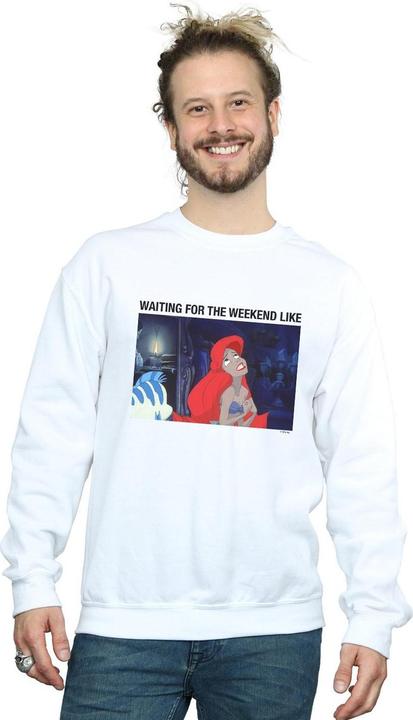 Immagine prodotto Disney The Little Mermaid Waiting For The Weekend Felpa Uomo (XXL)