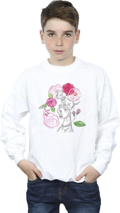 Actual product image Disney Boys 101 Dalmatians Flowers Sweatshirt (116)