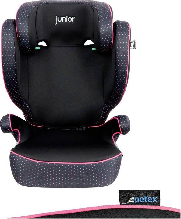 Productafbeelding Petex Basic Plus 1602 roze HDPE volgens ECE R129 Kinderzitje roze (Kinderzitje, ECE R129/i-Size standaard)