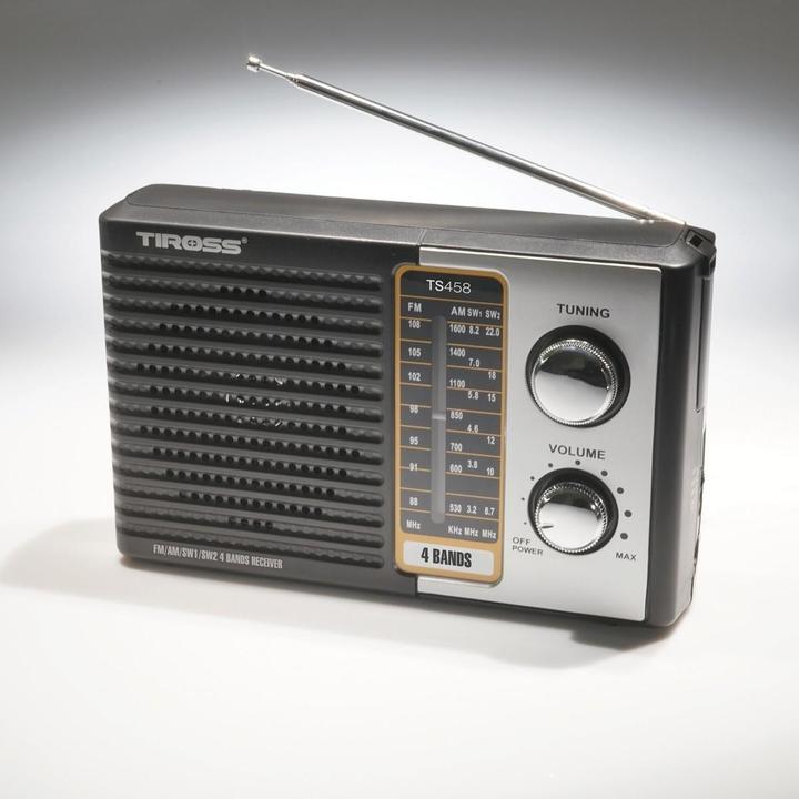 Actual product image Tiross Radio receiver TS-458 (FM, AM)