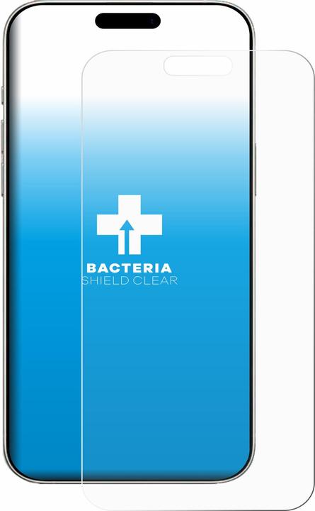 Produktbild upscreen Schutzfolie Displayschutz Displayschutzfolie Folie Klar antibakteriell (1 Stück, Apple iPhone 16 Pro Max)