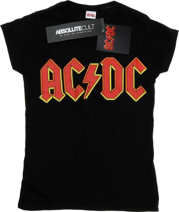 Image du produit AC/DC T-shirt en coton avec logo rouge (M)