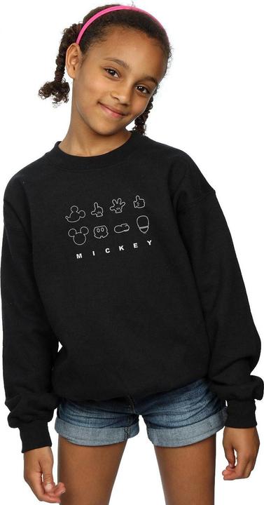 Immagine prodotto Disney Mickey Mouse Deconstructed Felpa Ragazze (152, 158)