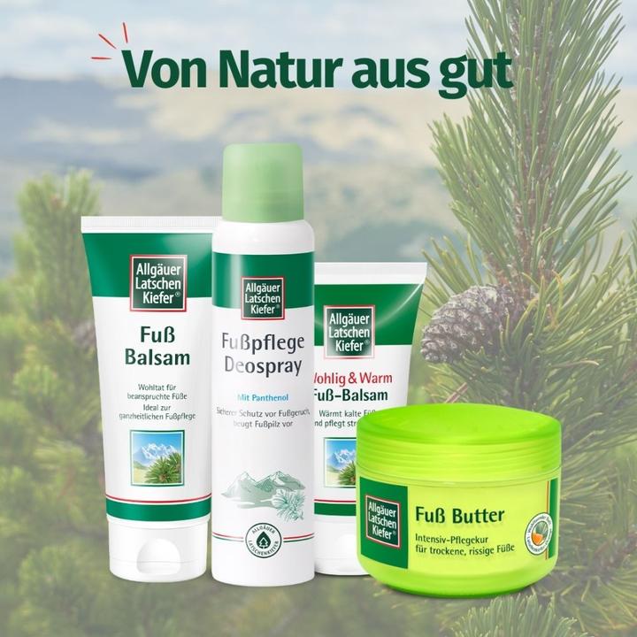 Actual product image Allgäuer Mountain pine foot care deodorant spray, 100 ml solution (Foot cream & foot gel, 100 ml)