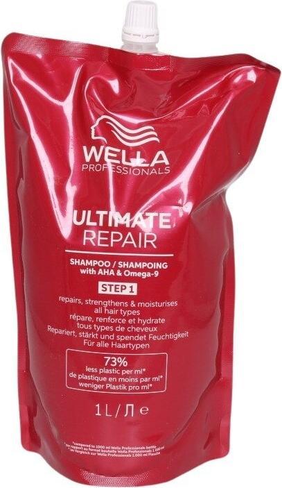 Wella Réparation ultime (1000 ml, Shampoing liquide)