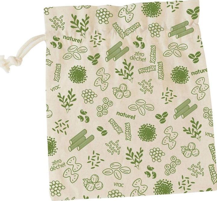 Image du produit Pebbly Beutel aus Bio-Baumwolle M gelb, 20x25 cm