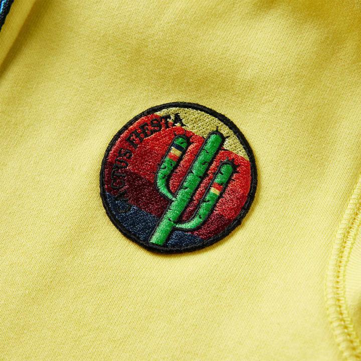 Immagine prodotto VidaXL Felpa con cappuccio per bambini con zip Giallo chiaro (140)
