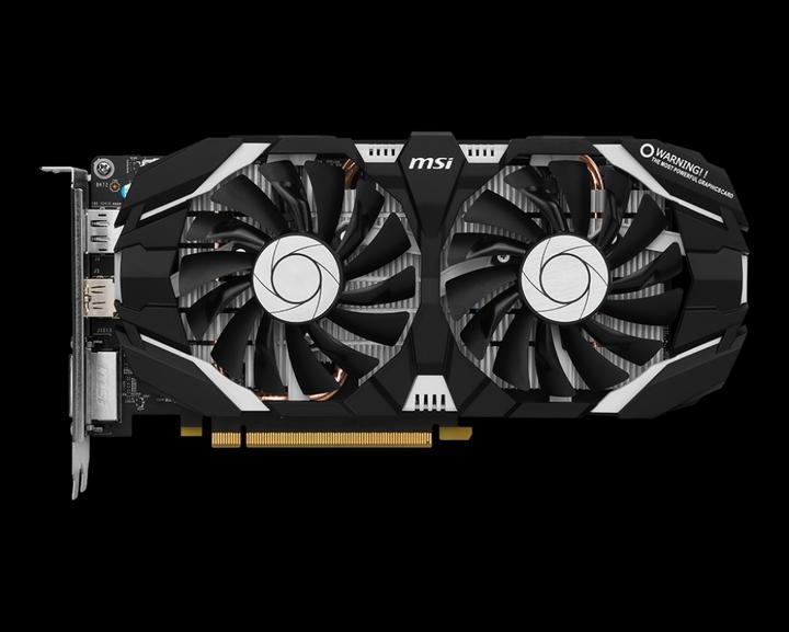 Actual product image MSI GeForce GTX 1060 6GT OCV1 (6 GB)