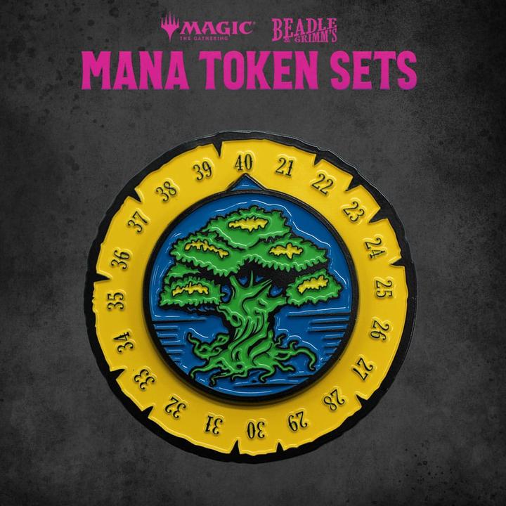 Actual product image Beadle & Grimm´s Magic the Gathering Dice and Token Pack Green Mana