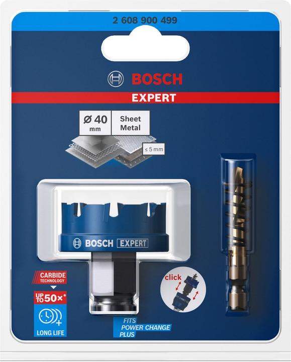 Immagine prodotto Bosch Professional Zubehör EXPERT Sega a tazza per lamiera 40 x 5 mm (40 millimetri)