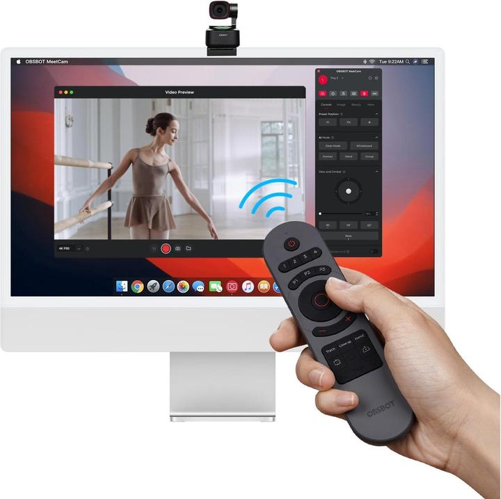 Produktbild Obsbot Tiny Smart Remote 2 (Gerätespezifische Fernbedienung, Infrarot)