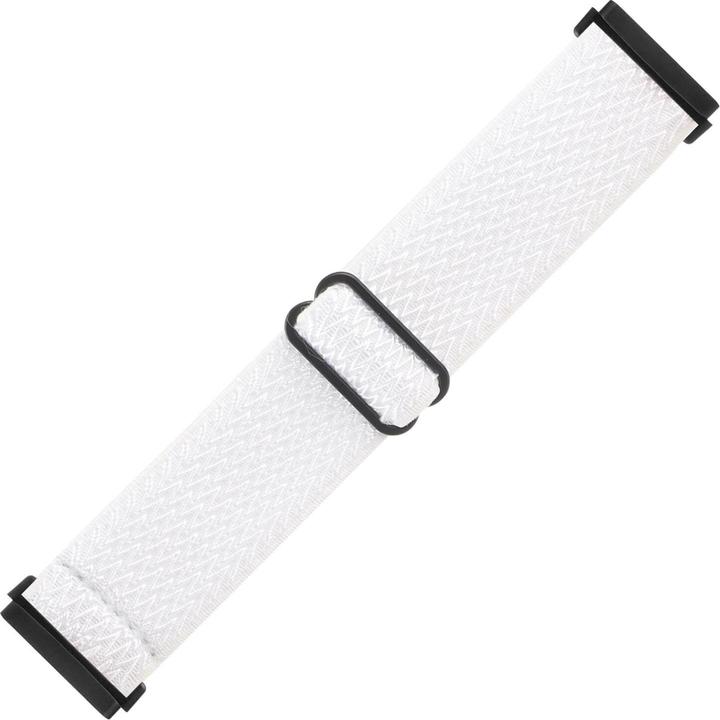 Actual product image Cover-Discount Fitbit Versa 4 / Sense 2 - Nylon Replacement Bracelet white (Nylon, Versa 3, Sense)