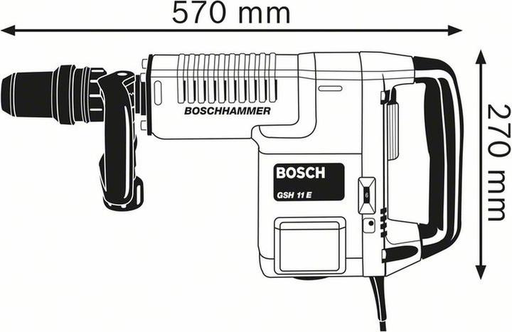 Actual product image Bosch Professional Impact hammer with SDS-max GSH 11 E (Electrical connection)