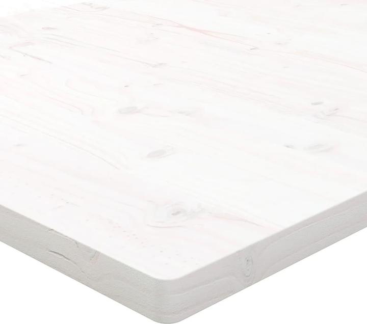 Produktbild VidaXL Schreibtischplatte Weiss 100x60x2,5 cm Massivholz Kiefer (100 x 60 x 2.5 cm)