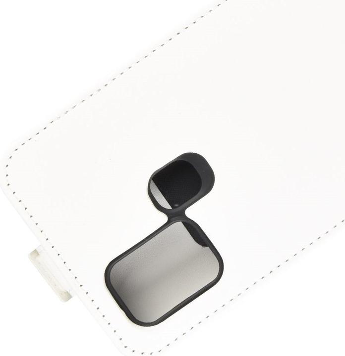 Actual product image Cover-Discount Galaxy A21s - Classic Flip Case vertical white (Samsung Galaxy A21s)