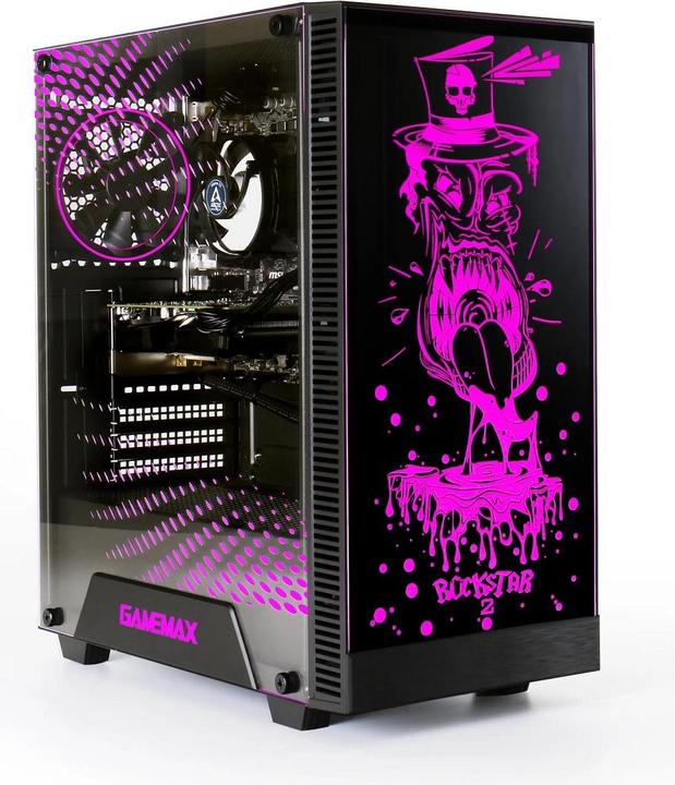 Produktbild Hyrican Gamemax Rockstar 6736 Ryzen 5 5600G 16GB 2TB SSD Radeon Graphics (AMD Ryzen 5 5600G, 16 GB, 2000 GB, AMD Radeon Graphics)