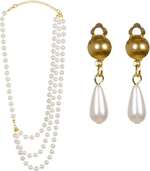 Produktbild Boland 20er Juwelenset Pearl Ohrringe und Halskette