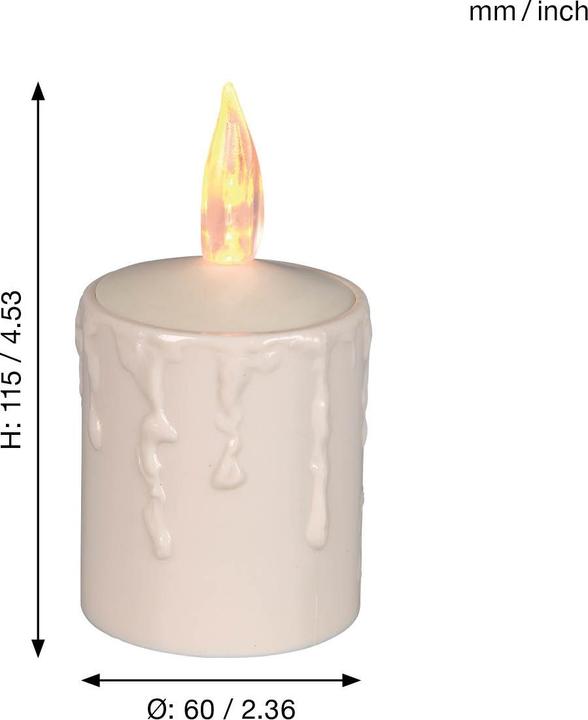 Produktbild Star Trading LED Kerzen 3er Set | LED Kerze |LED Kerzen Outdoor | Kerzen Deko | Deko Kerzen | elektr (3 x)