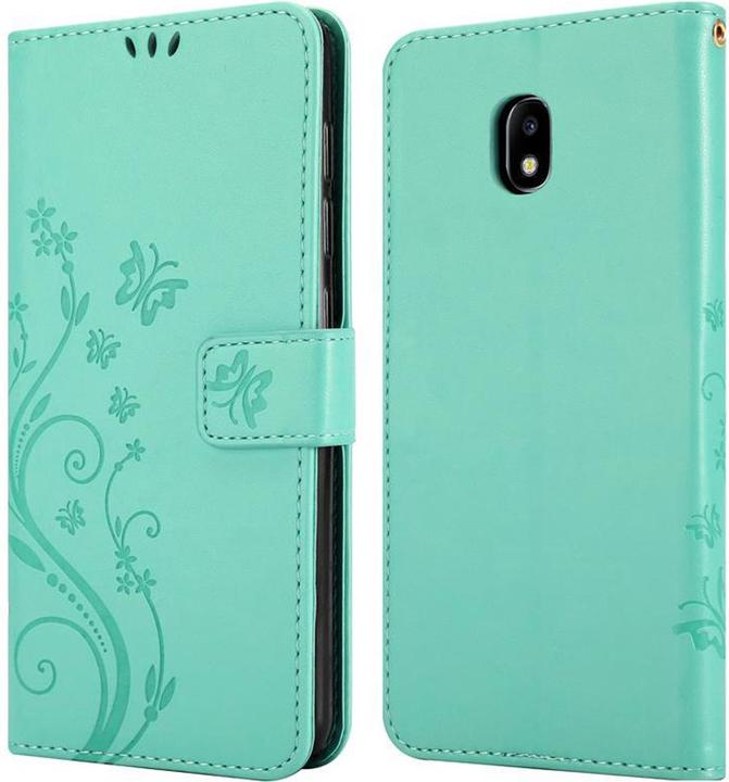 Actual product image Cadorabo Flower Book Cover (Samsung Galaxy J3 (2017))