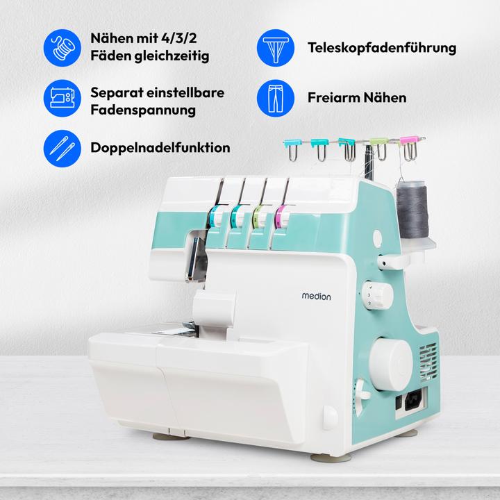 Image du produit Medion Machine à coudre Life Overlock SO90