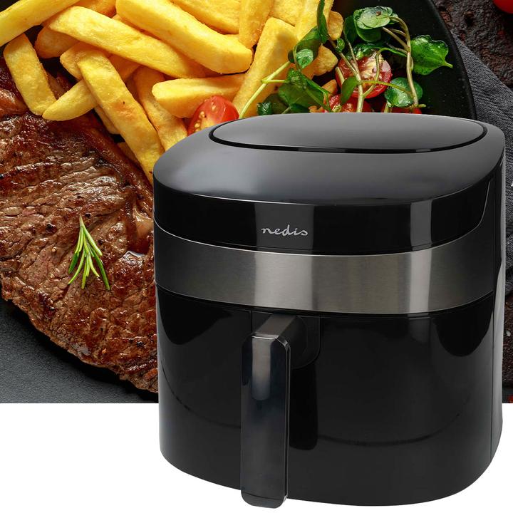 Immagine prodotto Nedis Friggitrice ad aria calda SmartLife Wi-Fi | 7,2 l | Timer: 240 min | Numero di programmi