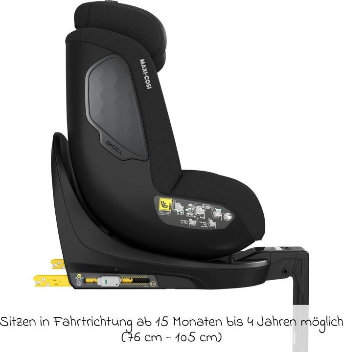Productafbeelding Maxi-Cosi Mica Eco | MC MICA ECO I-SIZE AUTHENTIC BLACK (Reboarder, ECE R129/i-Size standaard)