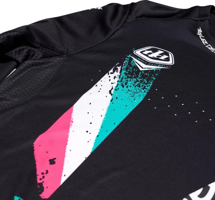 Actual product image Troy Lee Designs Sprint Jersey, Full Pull, black, XL (XL)