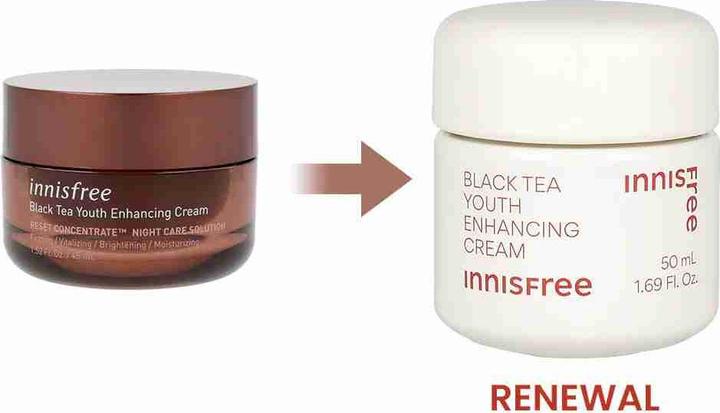 Produktbild Innisfree Black Tea Youth Enhansing Cream 45ml (45 ml, 24h Creme)