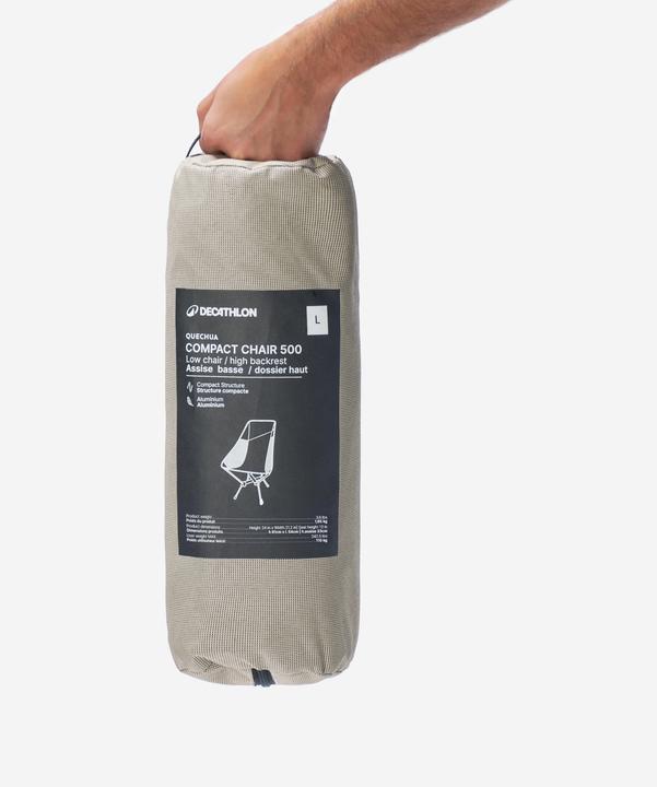 Produktbild Quechua Campingstuhl klappbar niedrig kompakt - 500 L