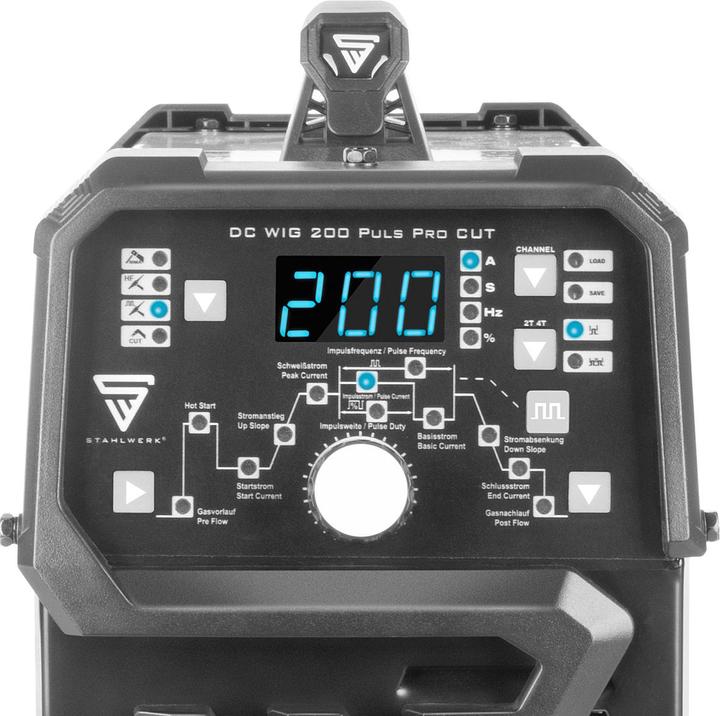Actual product image Stahlwerk DC TIG 200 Pulse Pro CUT 4-in-1 combi welder