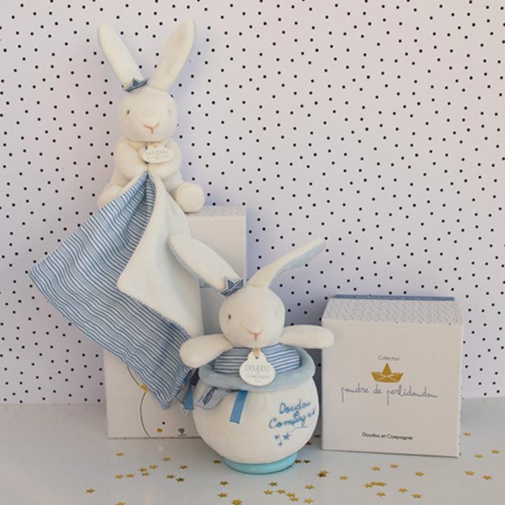 Productafbeelding Doudou et Compagnie Knuffeldeken Bunny Zeeman