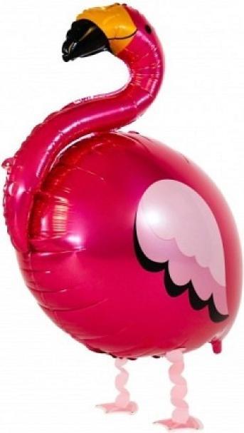 Actual product image Amscan Foil Balloon AirWalker Flamingo - empty (5 x)